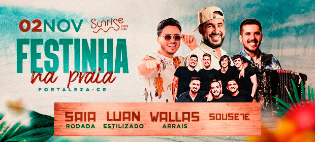 Festinha na Praia