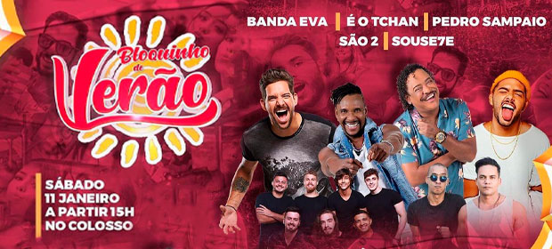 Bloquinho de Verao - 11 Jan Bloquinho de Verao - 11 Jan