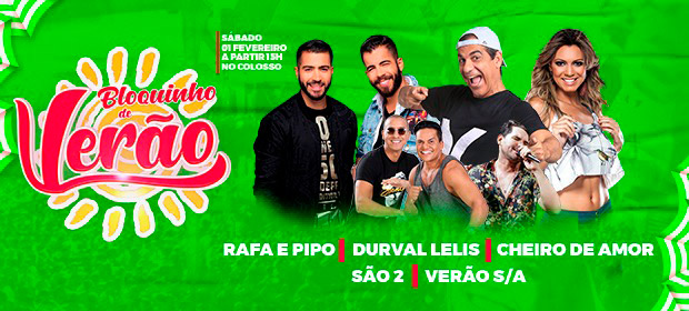 Bloquinho de Verao - 01 Fev Bloquinho de Verao - 01 Fev