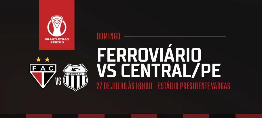 Ferroviario x Central - PE Ferroviario x Central - PE
